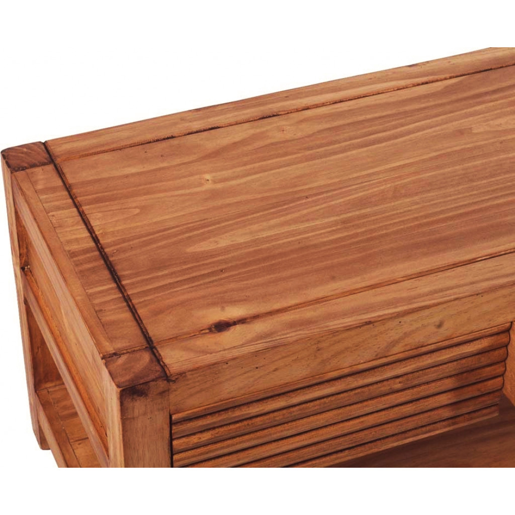 Schuhschrank Mexico Möbel Landhaus Pinie Honig