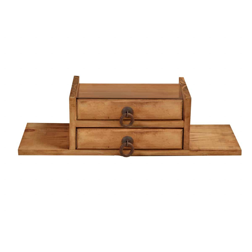 Sekretär Mexico Möbel Landhaus Massivholz Pinie Honig