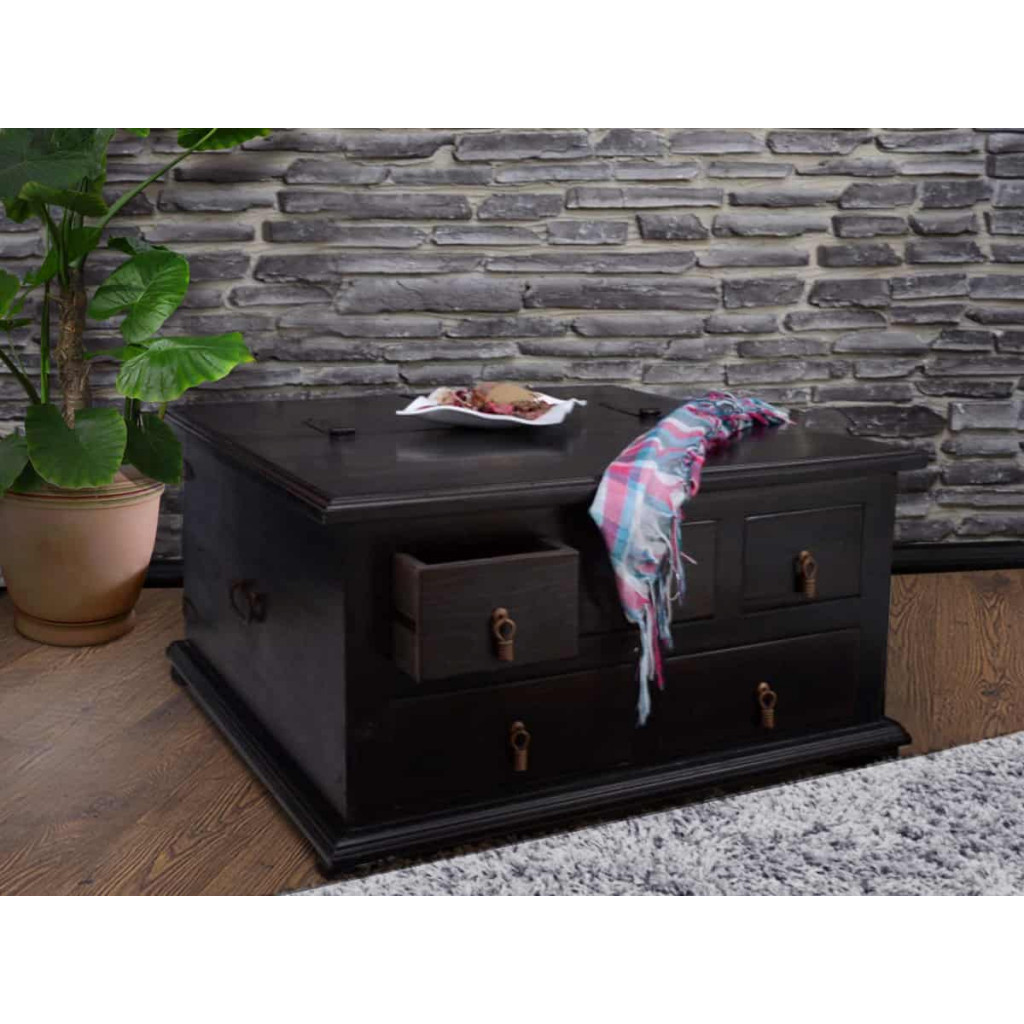 Truhentisch Mexico Möbel Kolonialstil Massivholz Pinie Kolonialstil