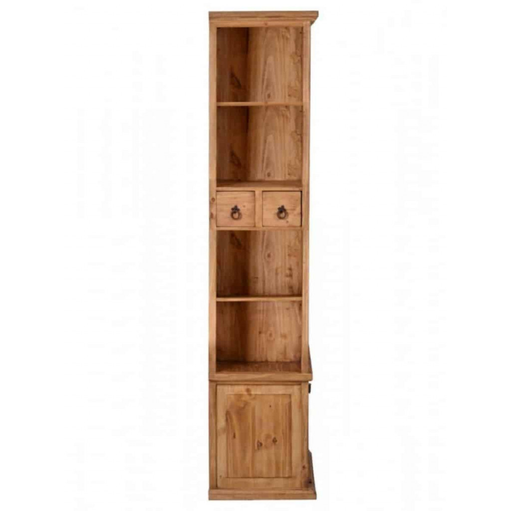 Garderobenschrank Mexico Möbel Landhaus Glas Massivholz Pinie Honig