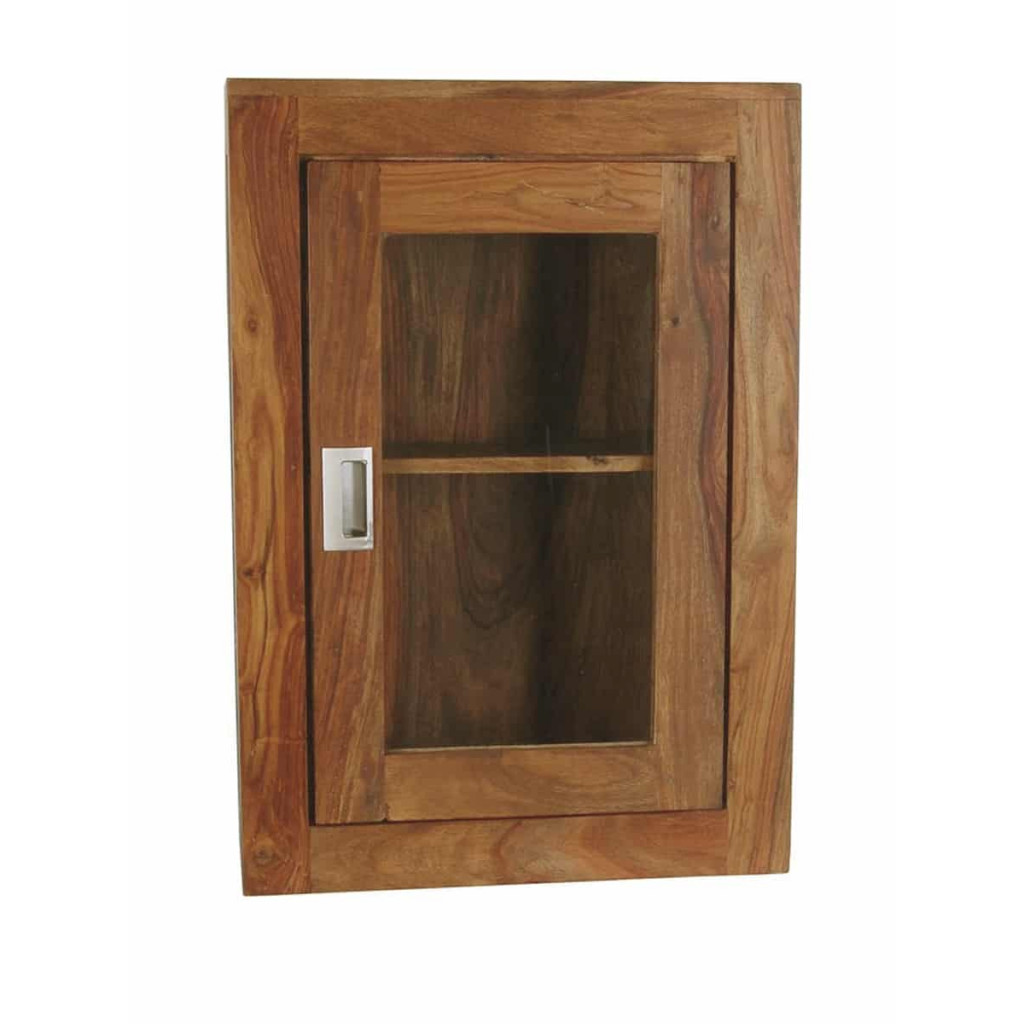 Hängeschrank Bhatang Modern Teak Braun