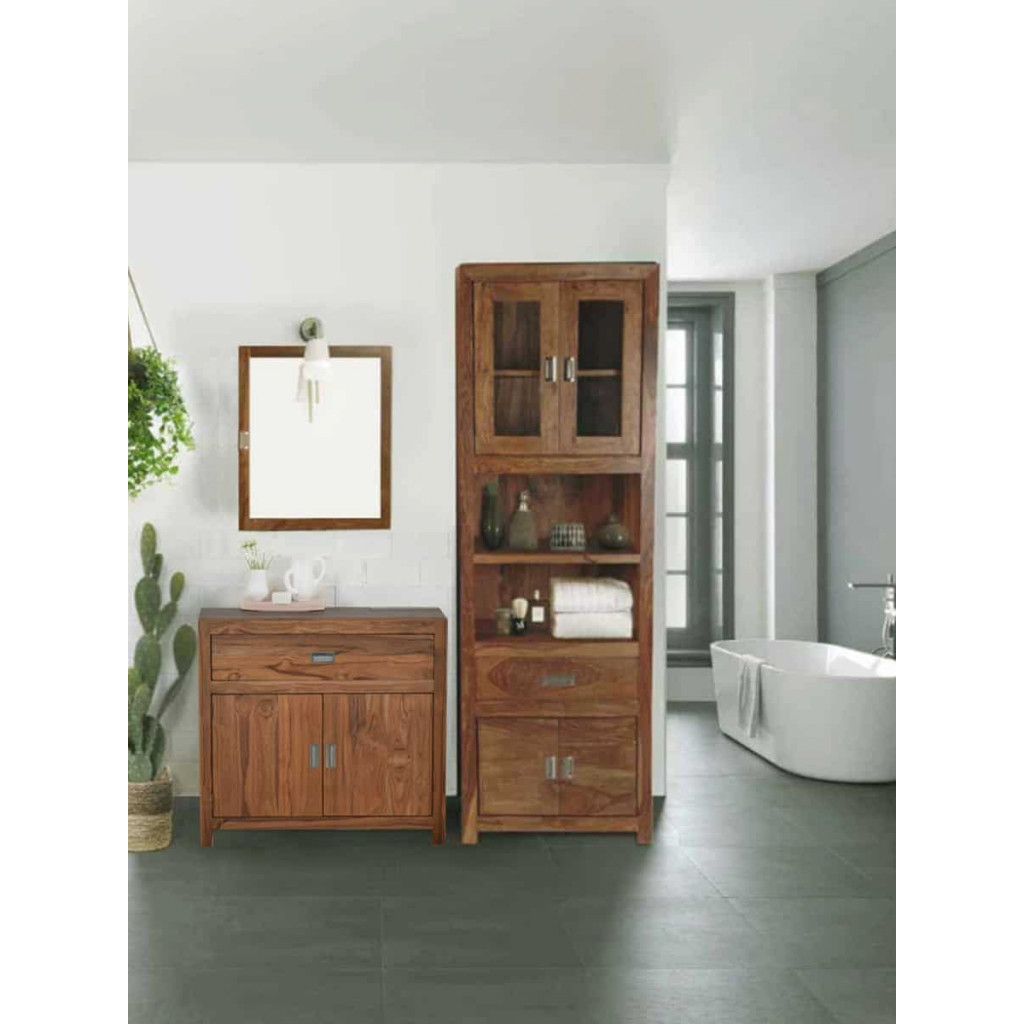 Unterschrank Bhatang Modern Teak Braun