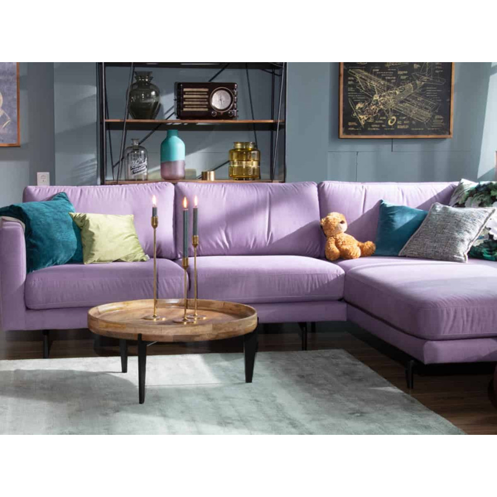 Beistelltisch Tom Tailor Modern Massivholz Metall Mango Braun