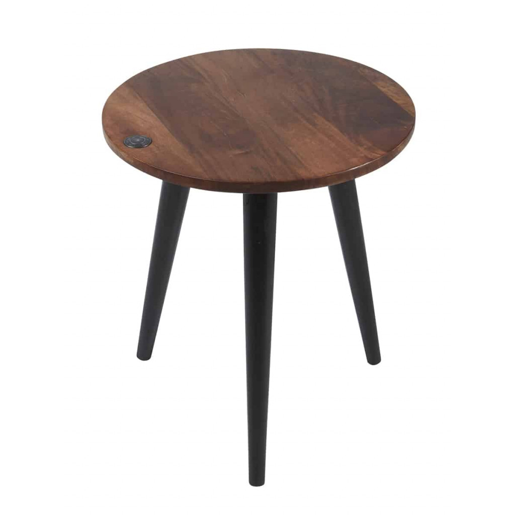 Beistelltisch Tom Tailor Modern Massivholz Metall Mango Braun