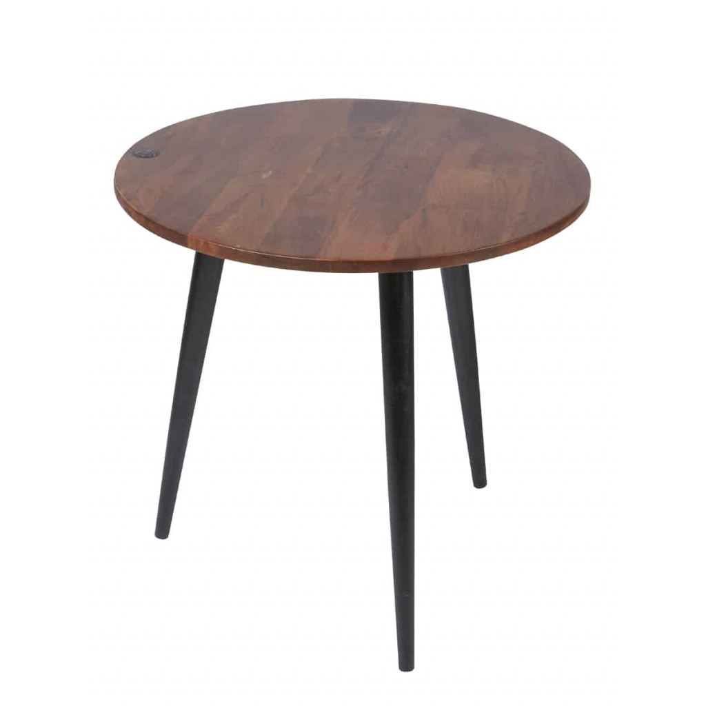 Beistelltisch Tom Tailor Modern Massivholz Metall Mango Braun