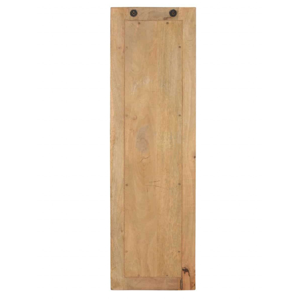 Garderobenhaken  Modern Massivholz Metall Rattan Mango Hellbraun