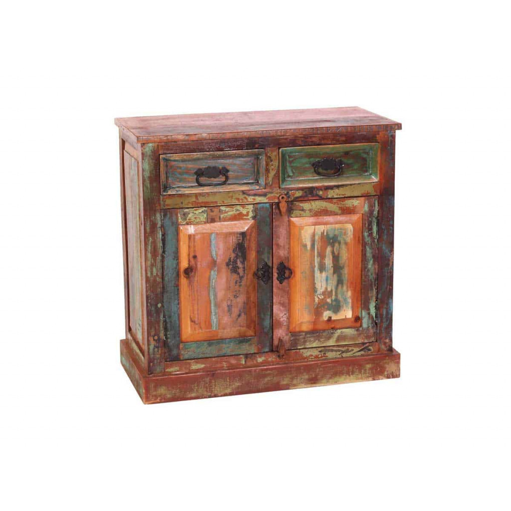 Kommode  Shabby Chic Recycletes Holz Braun