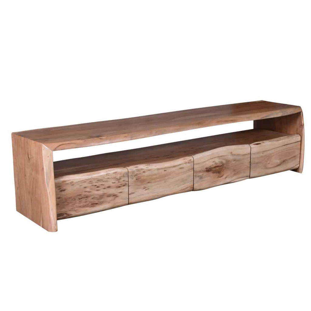 Lowboard  Modern Massivholz Akazie Akazie natur