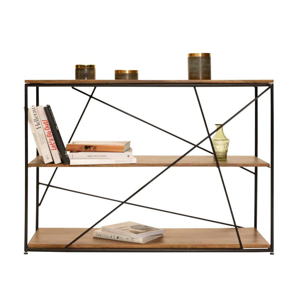 Regal Tom Tailor Modern Massivholz Metall Mango Braun