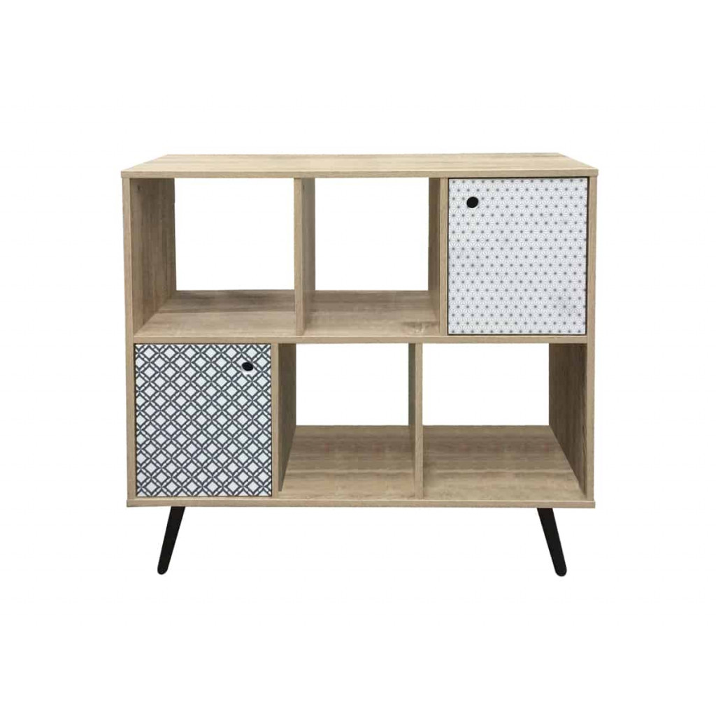 Sideboard Benton Modern MDF Metall Braun