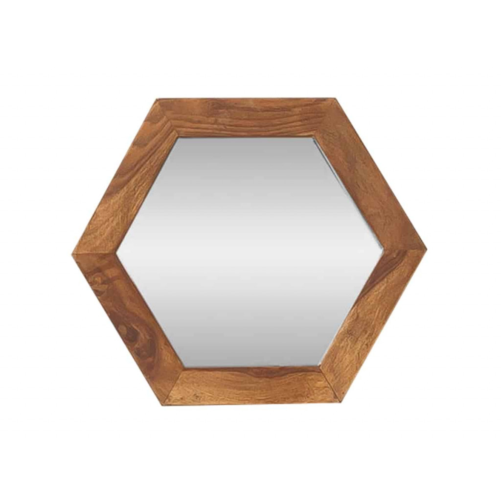 Spiegel Madras Modern Sheesham Braun