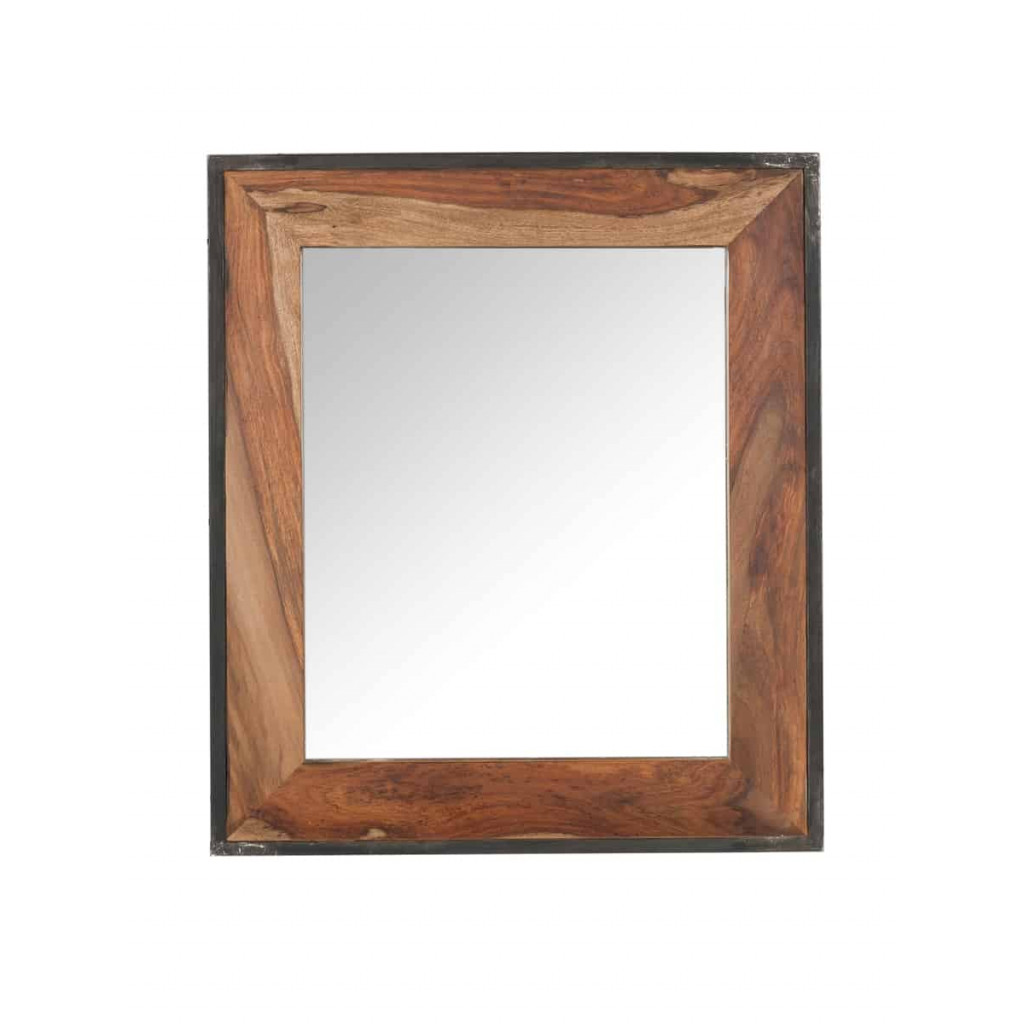 Spiegel Madras Modern Sheesham Braun