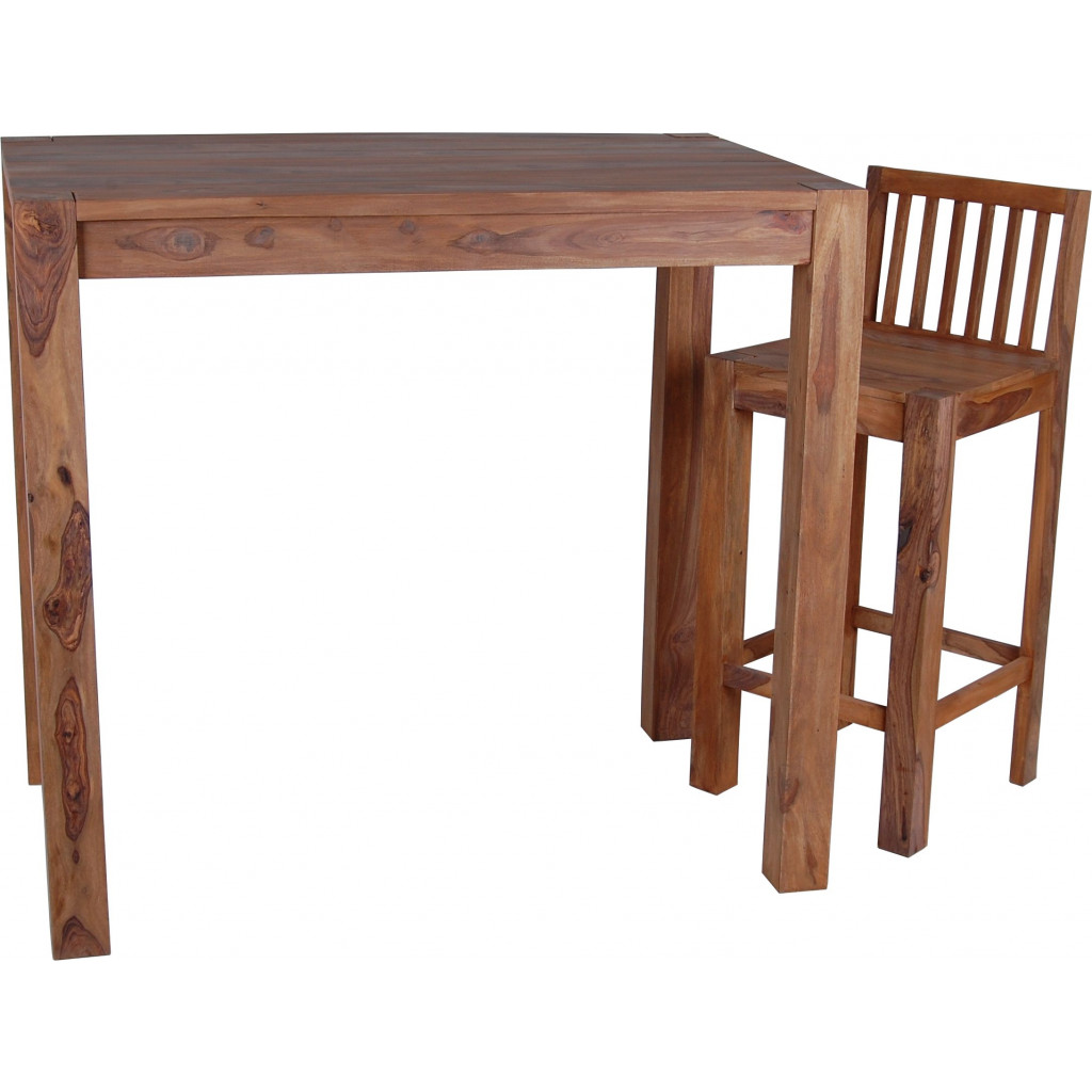 Bartisch Thali Modern Teak Dunkelbraun