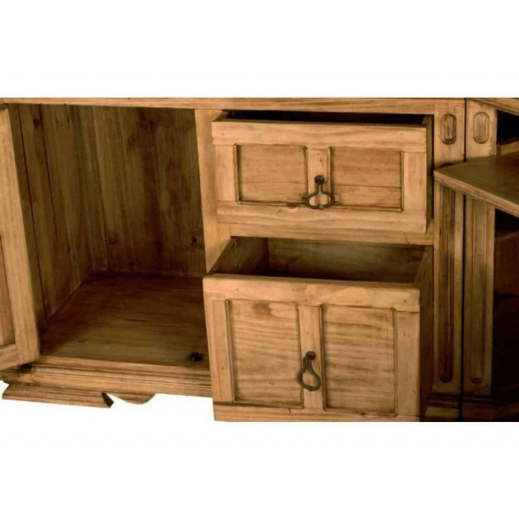 Schreibtisch Mexico Möbel Landhaus Pinie Honig