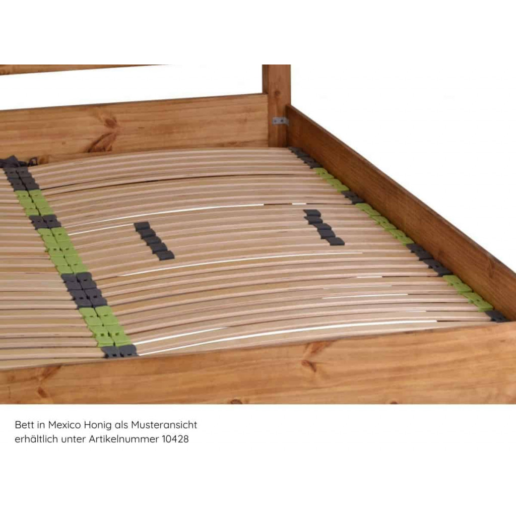 Bett Mexico Möbel Kolonialstil Massivholz Pinie Kolonialstil