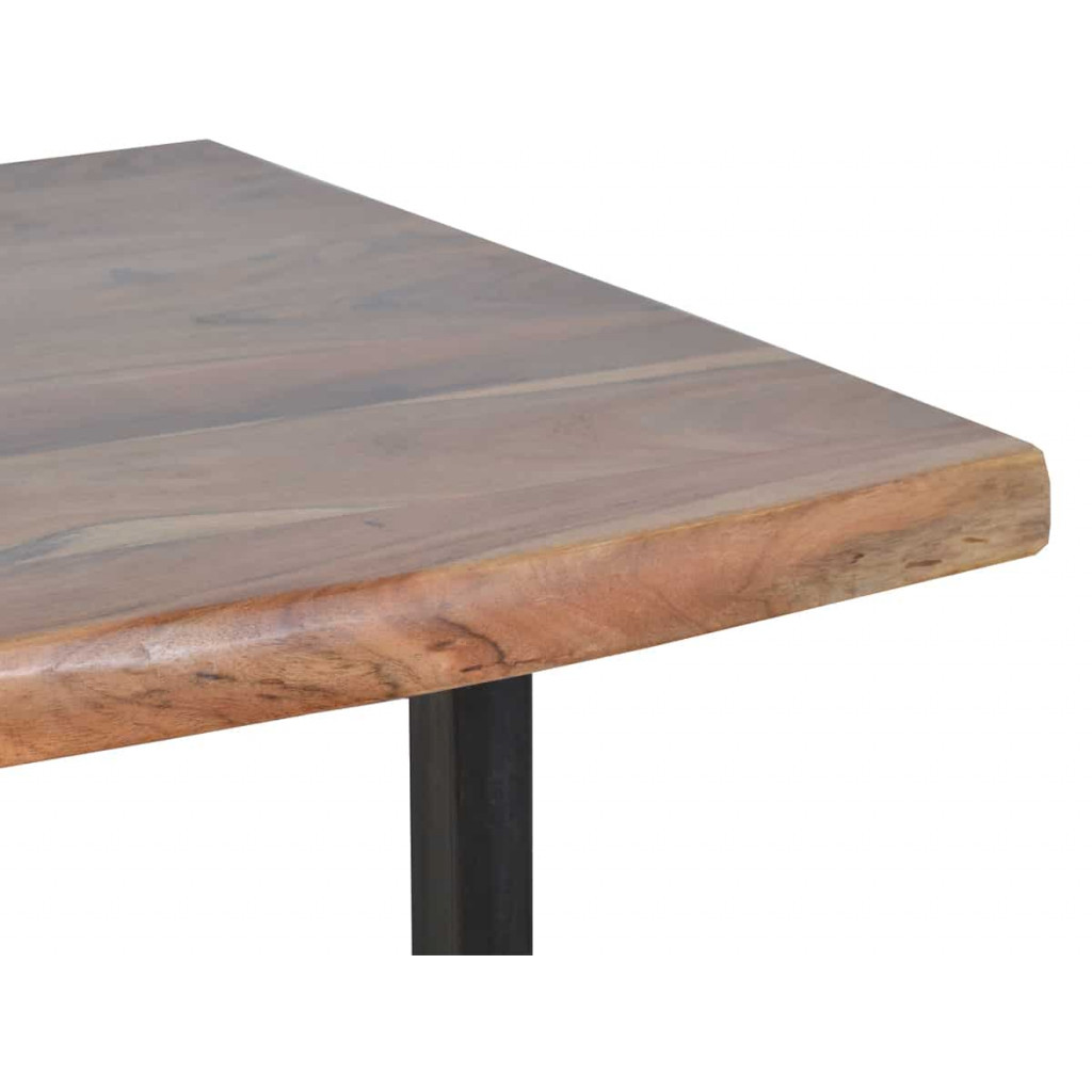 Esstisch Vanaja Modern Teak Dunkelbraun