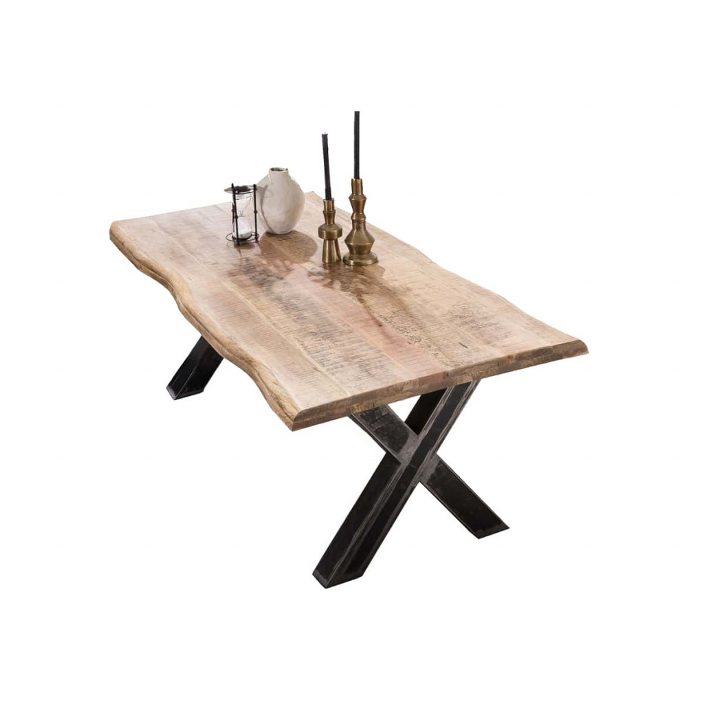 Esstisch Vanaja Modern Mango Dunkelbraun