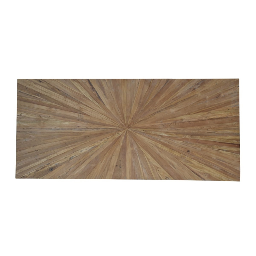 Esstisch Vanaja Modern Teak Dunkelbraun