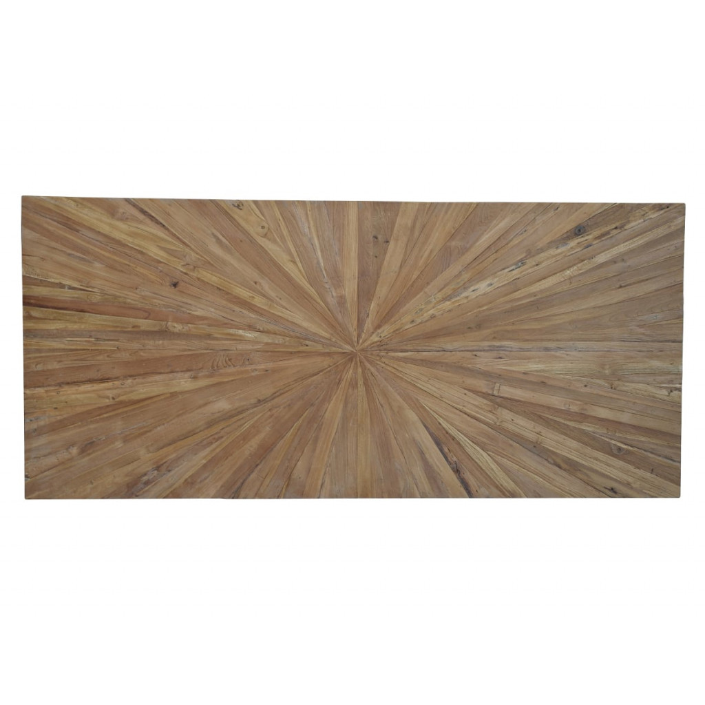 Esstisch Vanaja Modern Teak Dunkelbraun