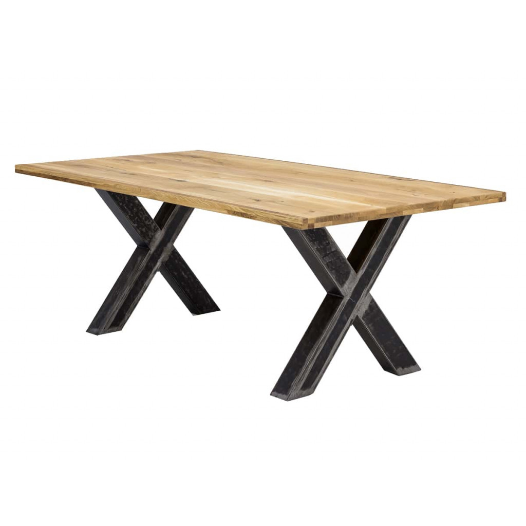 Esstisch Vanaja Modern Wildeiche Hellbraun