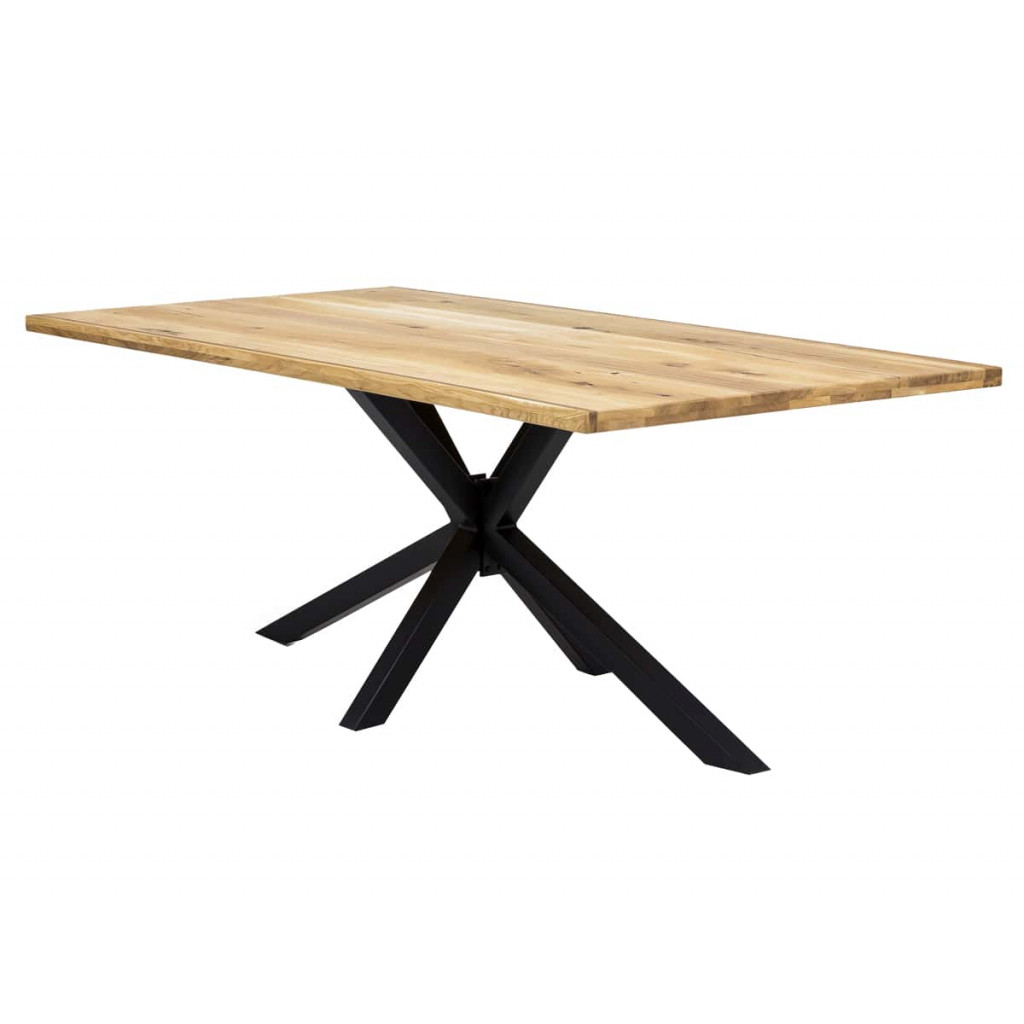 Esstisch Vanaja Modern Wildeiche Hellbraun