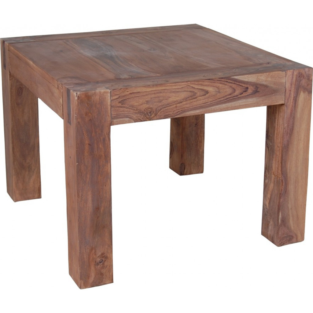 Couchtisch Bagra Modern Massivholz Teak Dunkelbraun