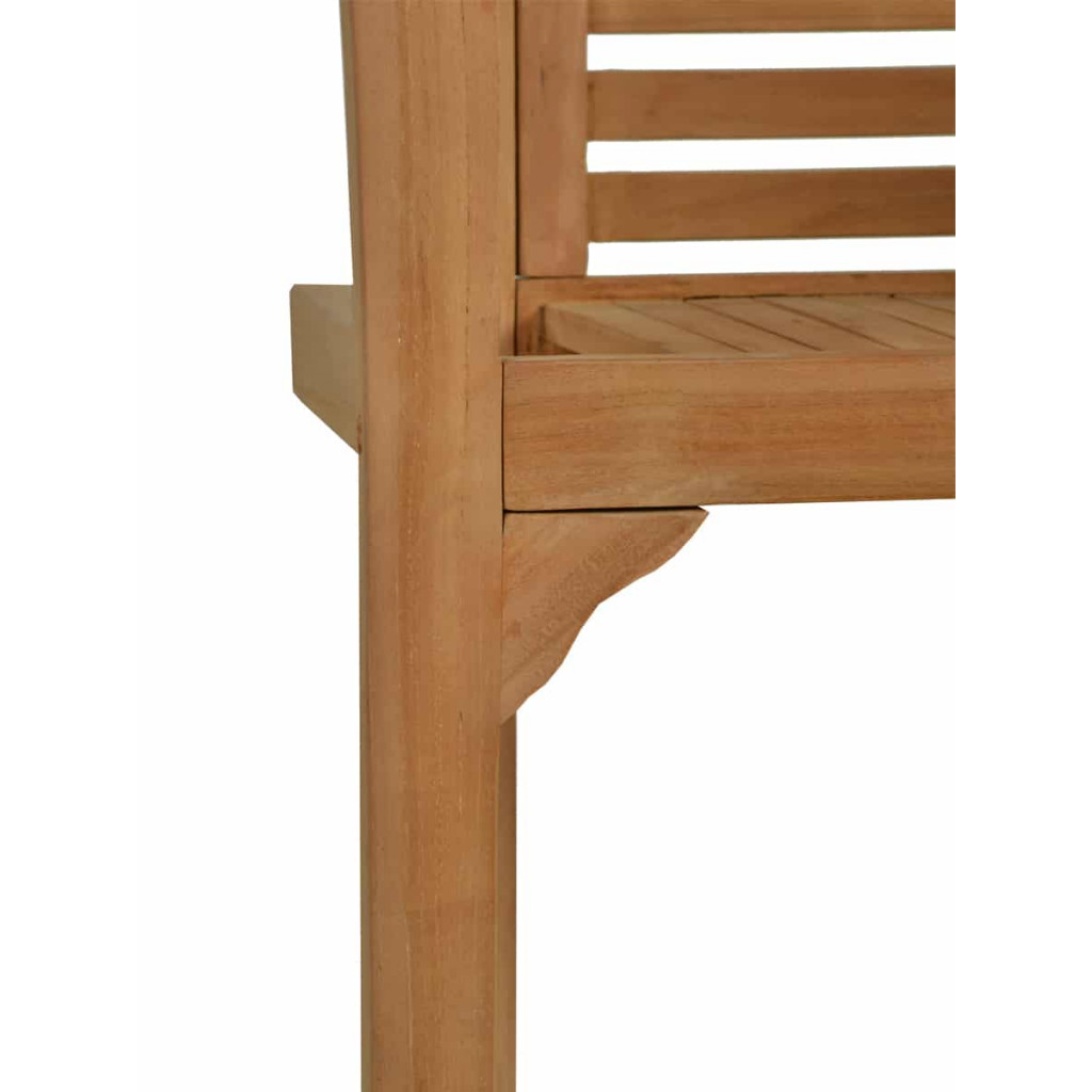 Gartenstuhl  Gartenmöbel Outdoor Modern Massivholz Teak Honig