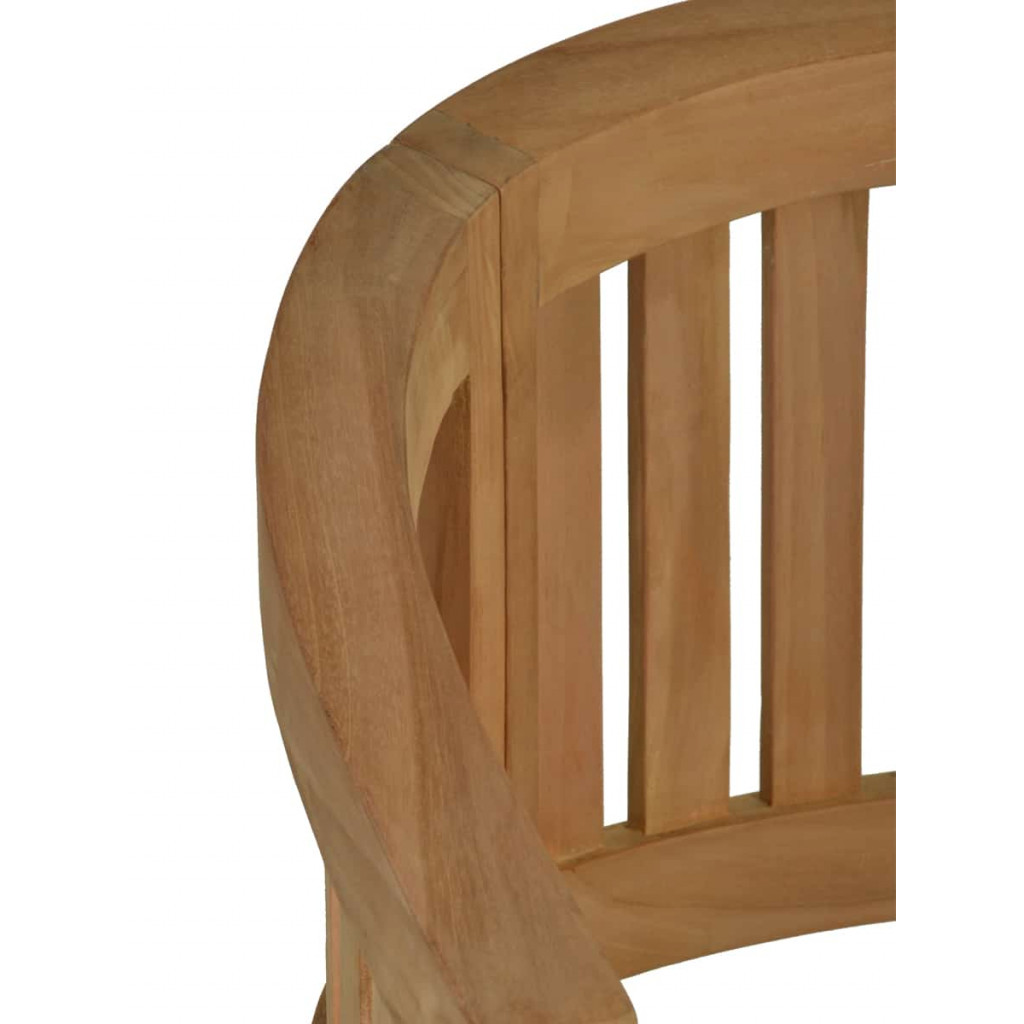 Gartenstuhl  Gartenmöbel Outdoor Modern Massivholz Teak Honig