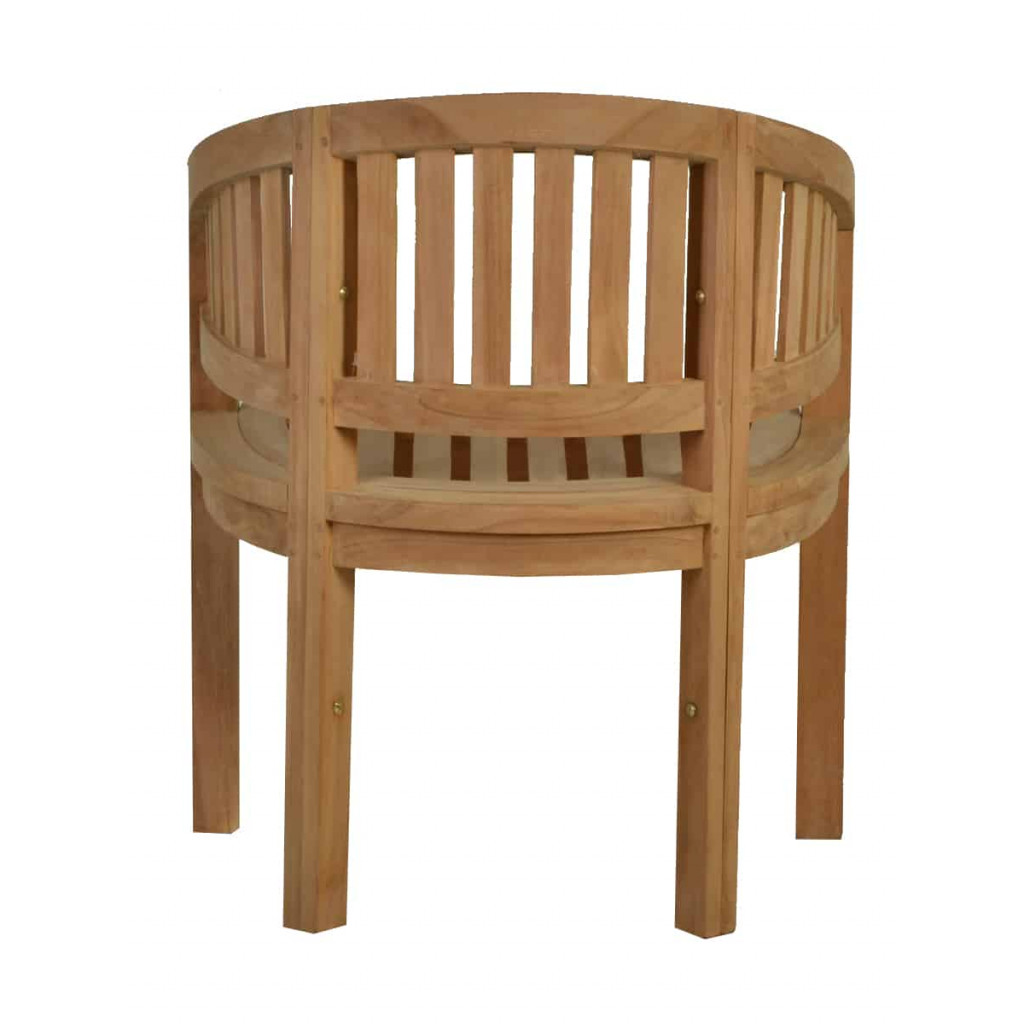 Gartenstuhl  Gartenmöbel Outdoor Modern Massivholz Teak Honig