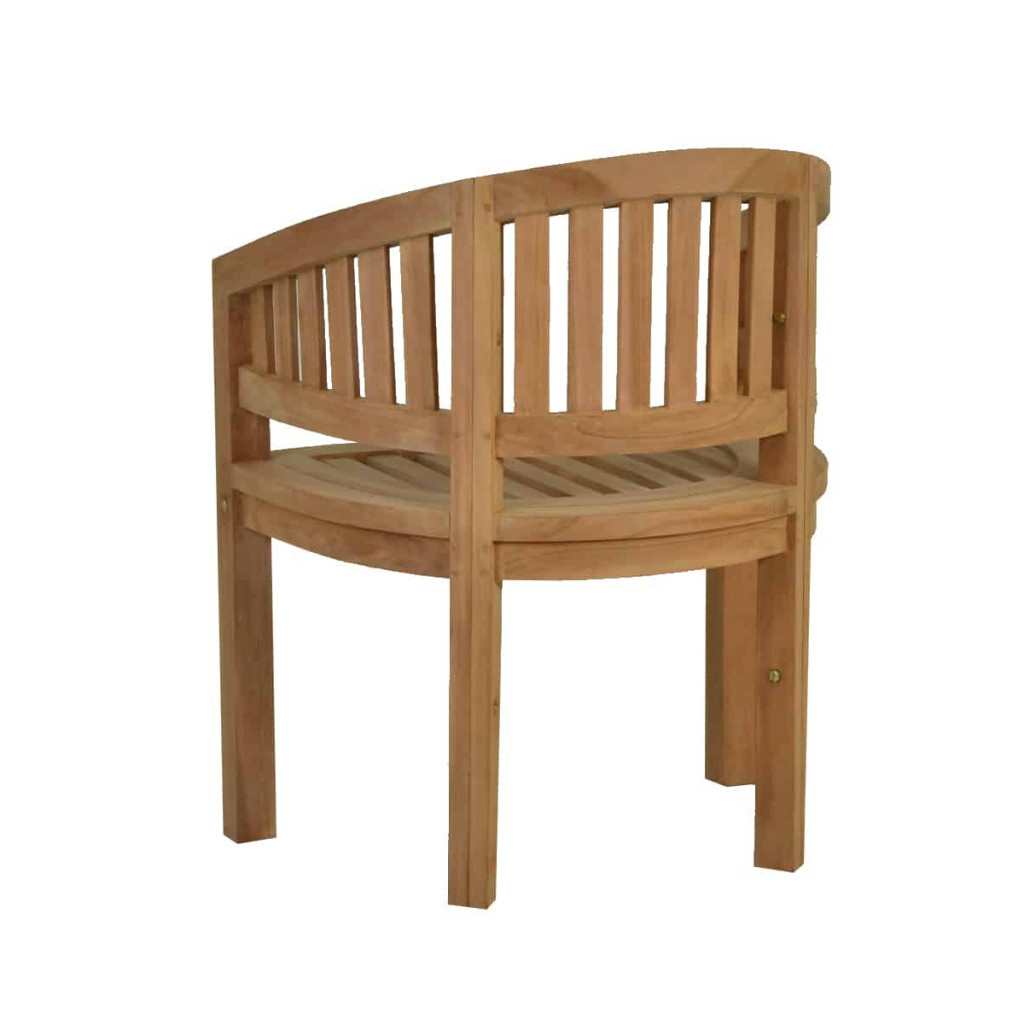 Gartenstuhl  Gartenmöbel Outdoor Modern Massivholz Teak Honig