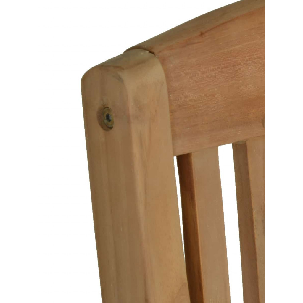 Gartenstuhl  Gartenmöbel Outdoor Modern Massivholz Teak Honig