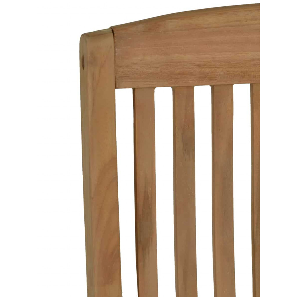 Gartenstuhl  Gartenmöbel Outdoor Modern Massivholz Teak Honig