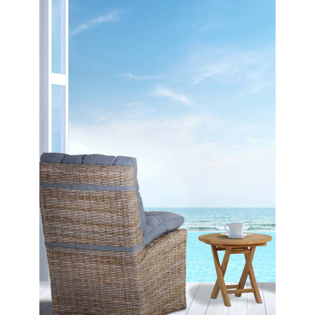 Gartentisch  Gartenmöbel Outdoor Modern Teak Honig