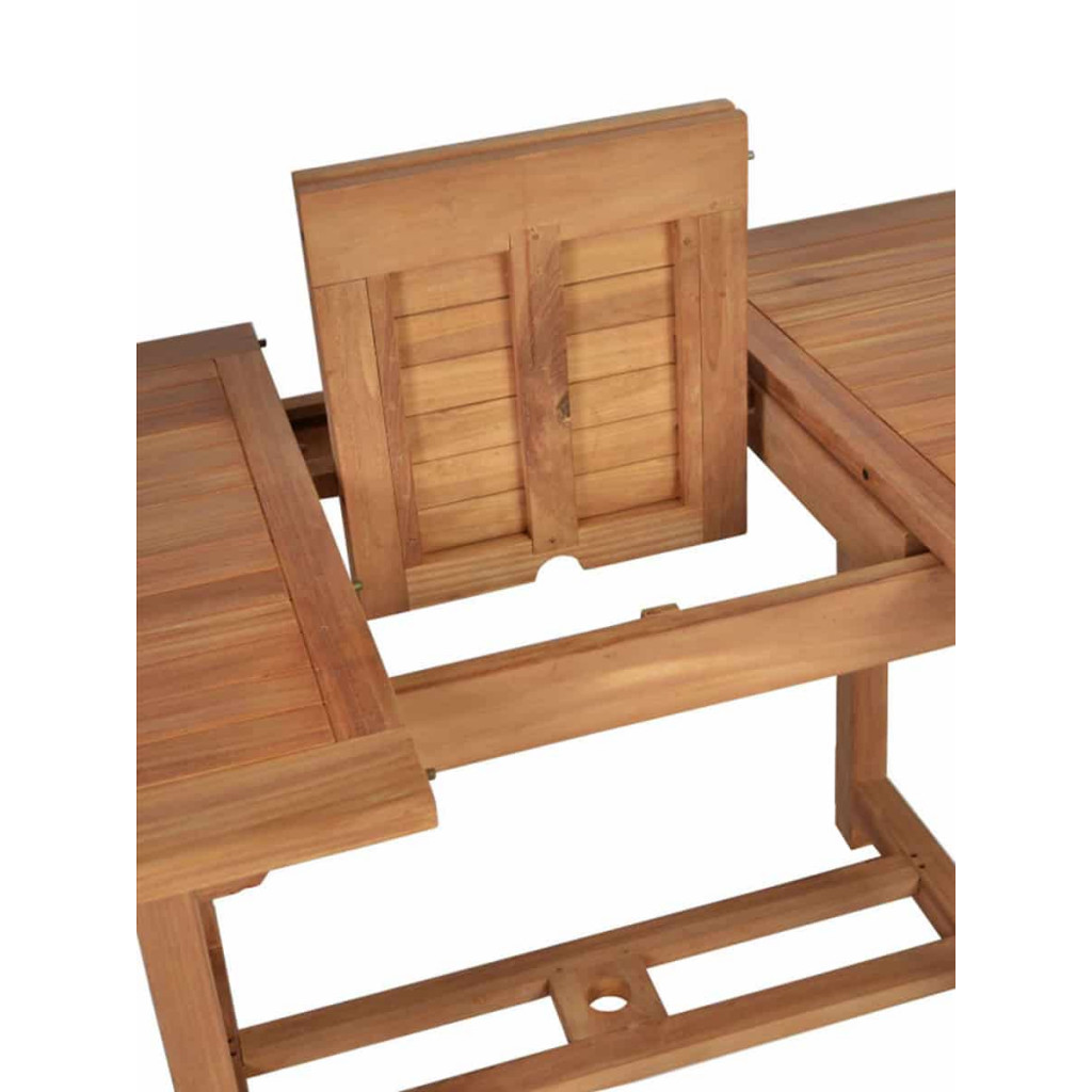 Gartentisch  Gartenmöbel Outdoor Modern Teak Honig