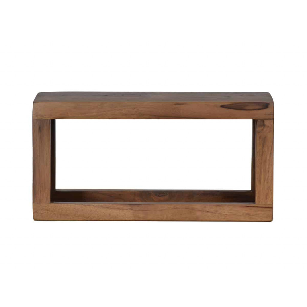 Regal Tamesi Modern Massivholz Sheesham Dunkelbraun