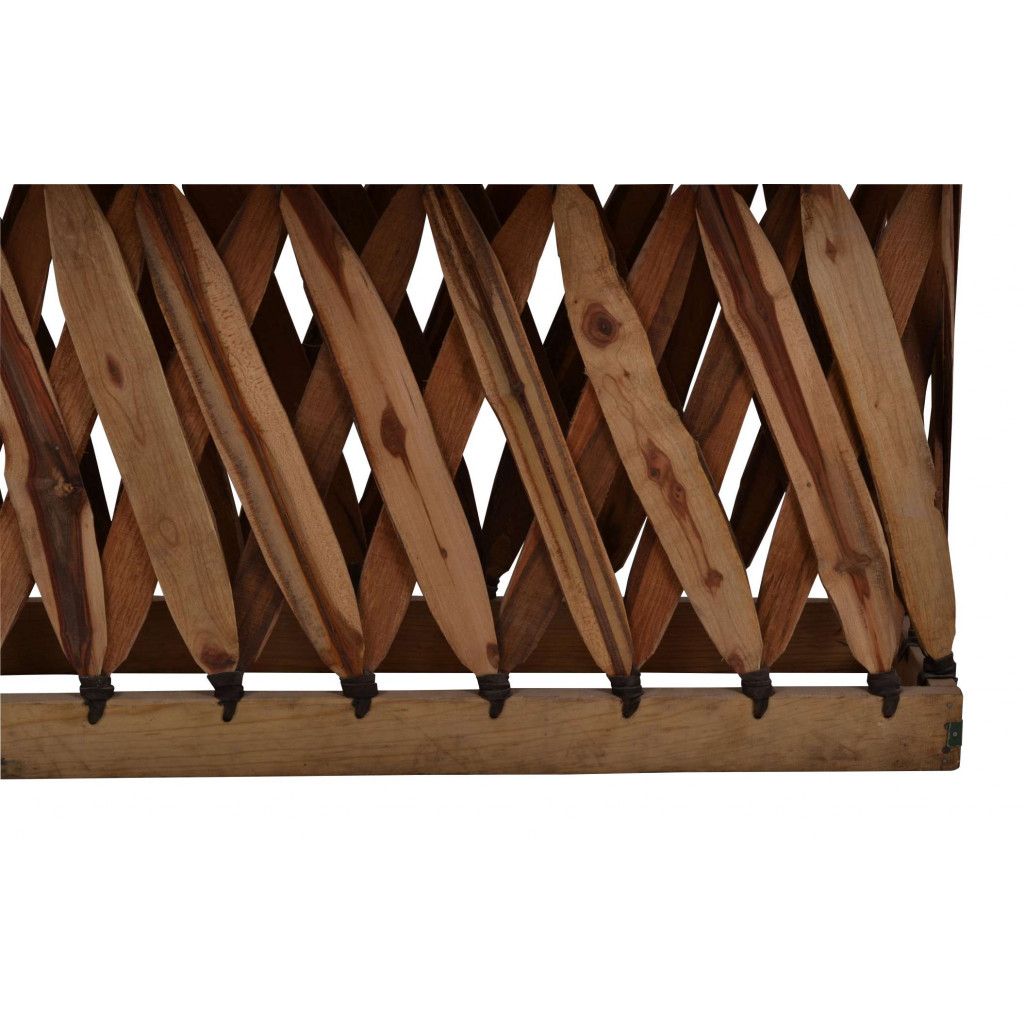 Couchtisch Equipales Landhaus Zedernholz Tabak