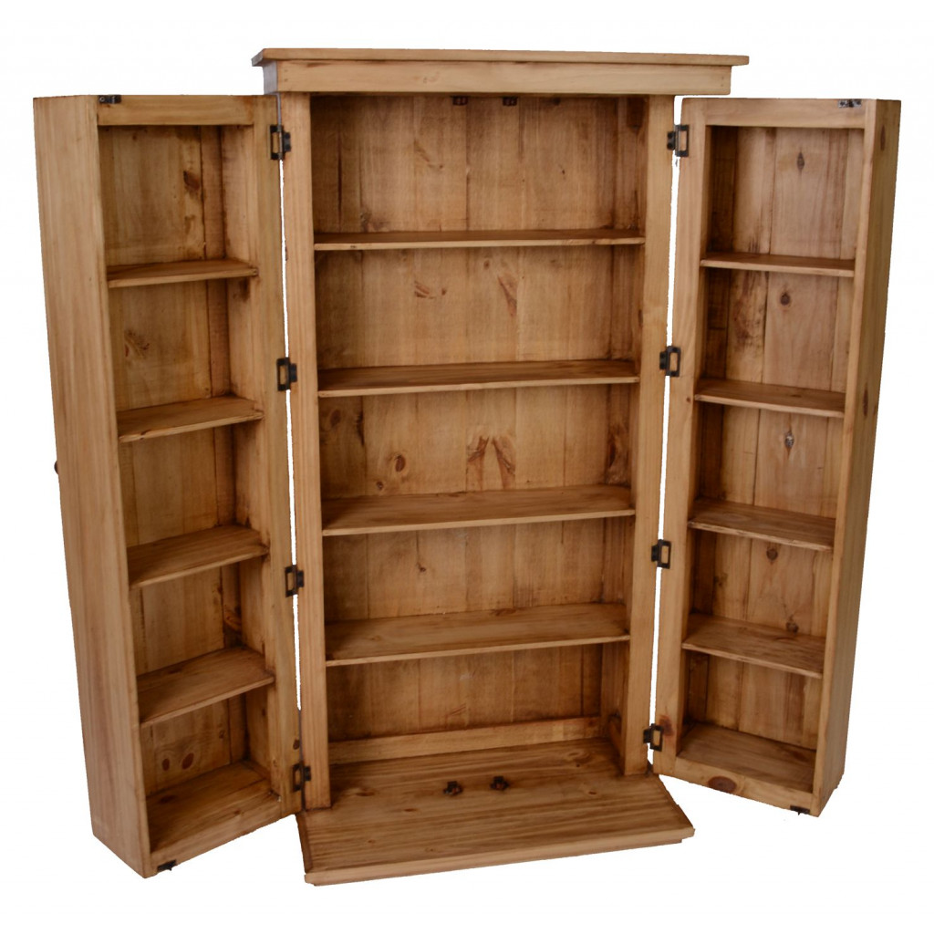 DVD-Regal Mexico Möbel Landhaus Pinie Honig