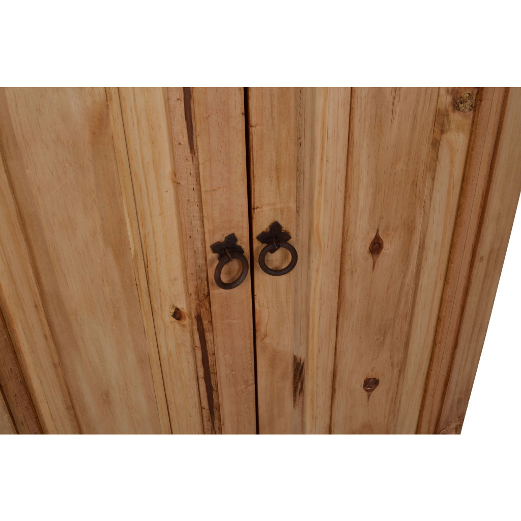 DVD-Regal Mexico Möbel Landhaus Pinie Honig