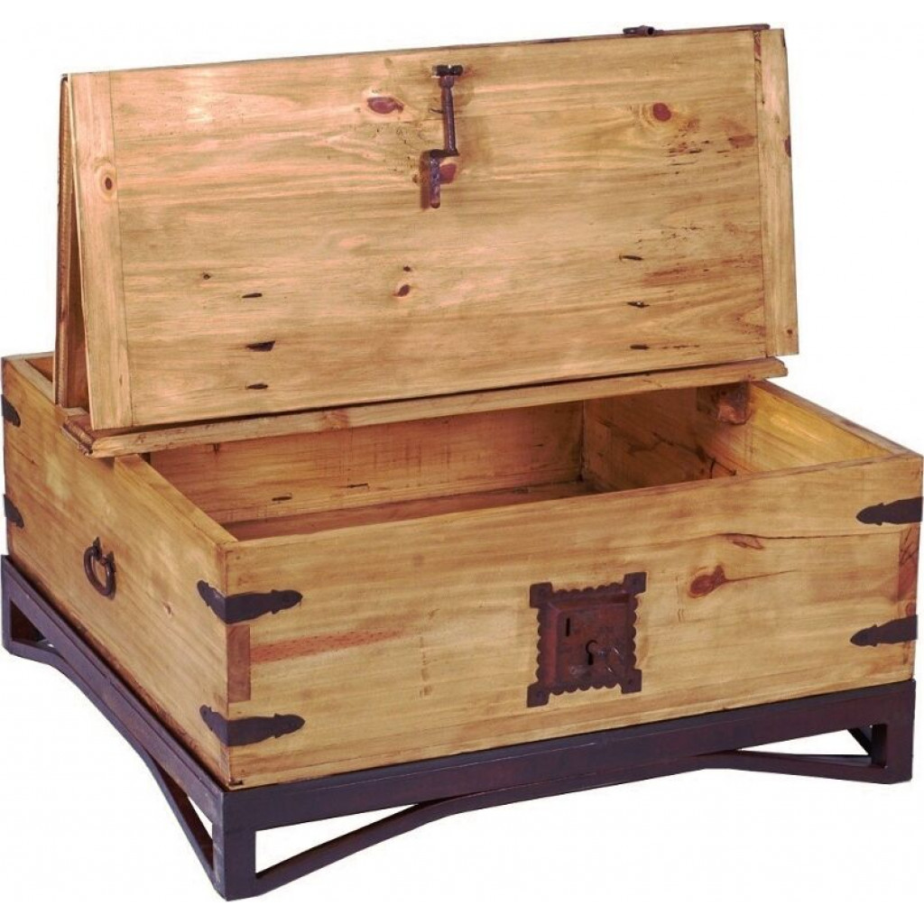 Truhentisch Mexico Möbel Landhaus Pinie Honig