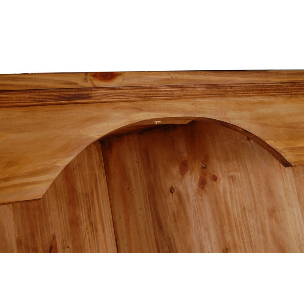 Eckvitrine Mexico Möbel Landhaus Pinie Honig