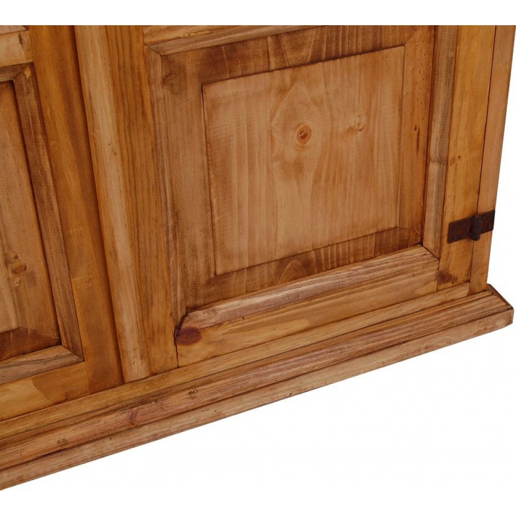 Eckvitrine Mexico Möbel Landhaus Pinie Honig