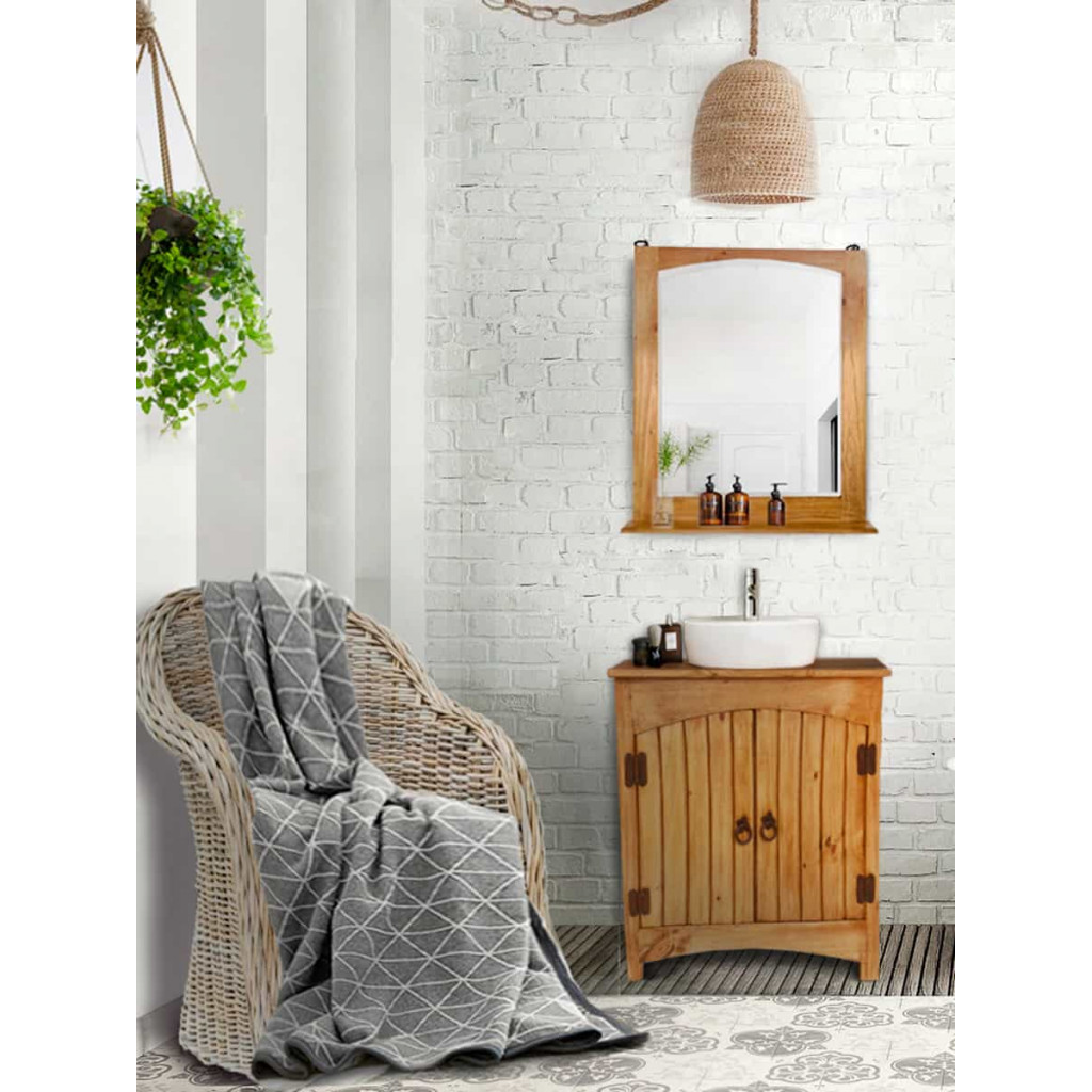 Spiegel Mexico Möbel Landhaus Pinie Honig