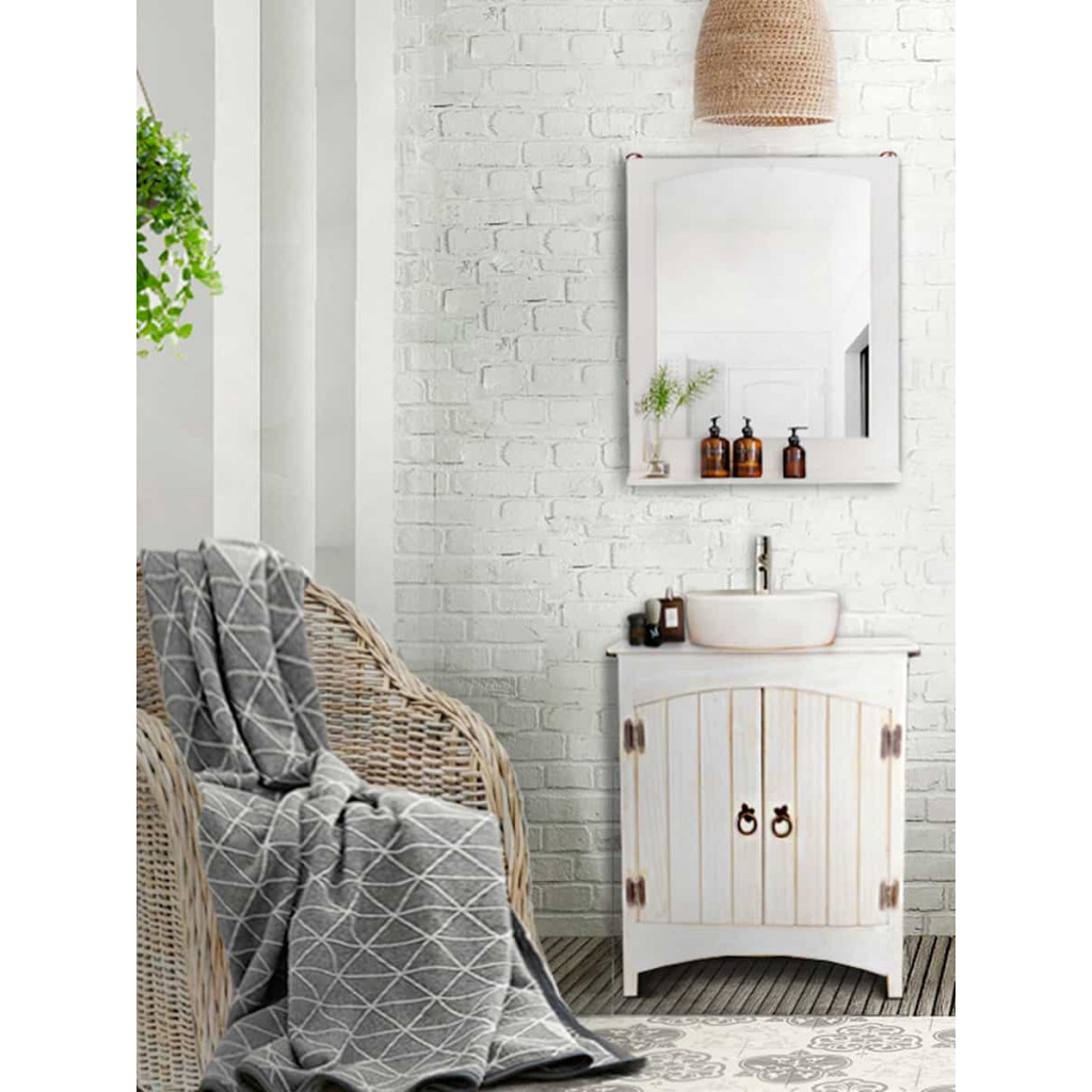 Spiegel Mexico Möbel Landhaus Pinie Weiß