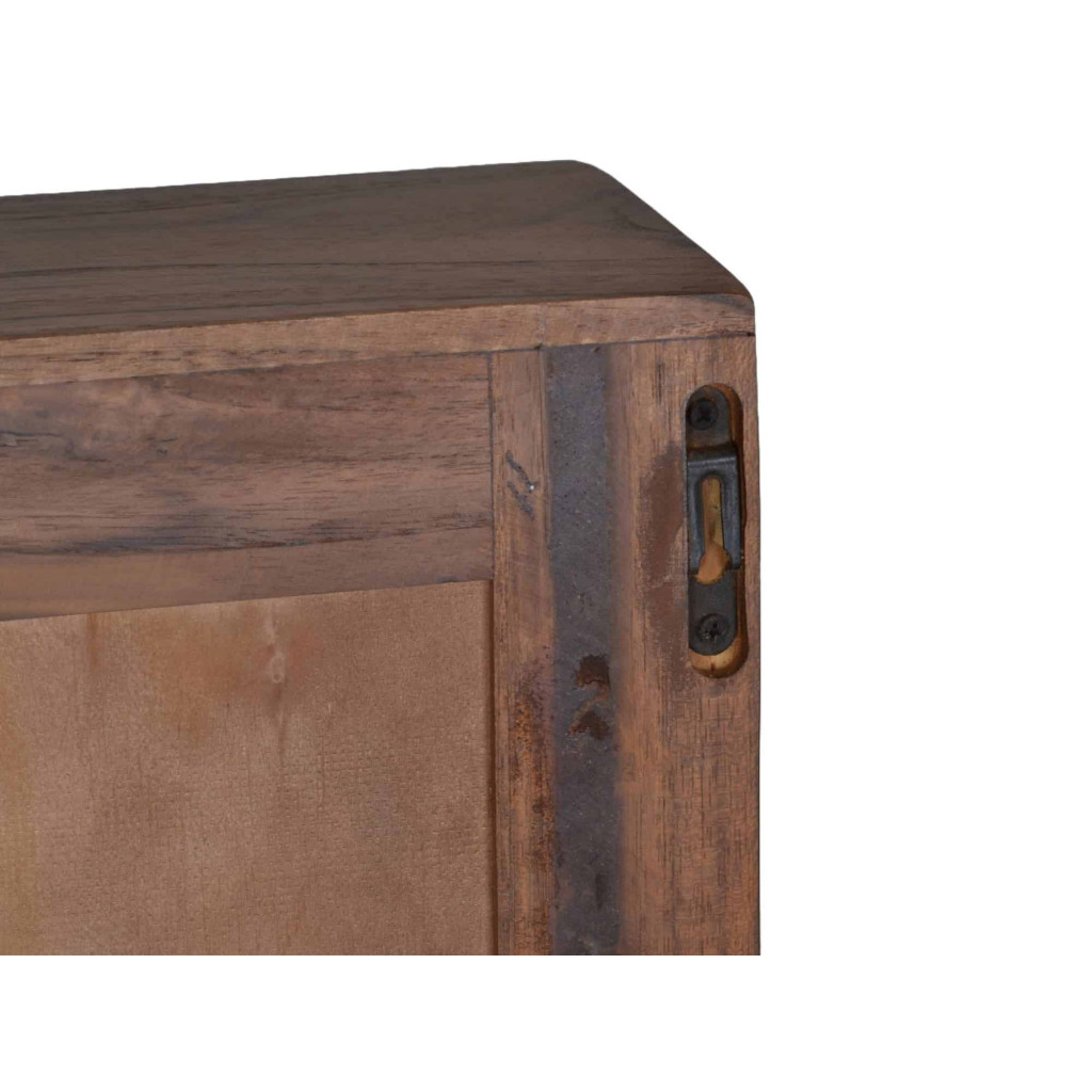 Hängeschrank Bhatang Modern Teak Braun