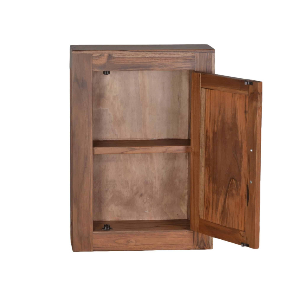 Hängeschrank Bhatang Modern Teak Braun