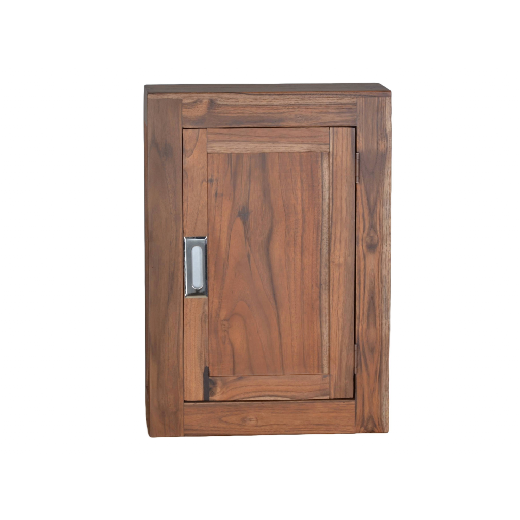 Hängeschrank Bhatang Modern Teak Braun