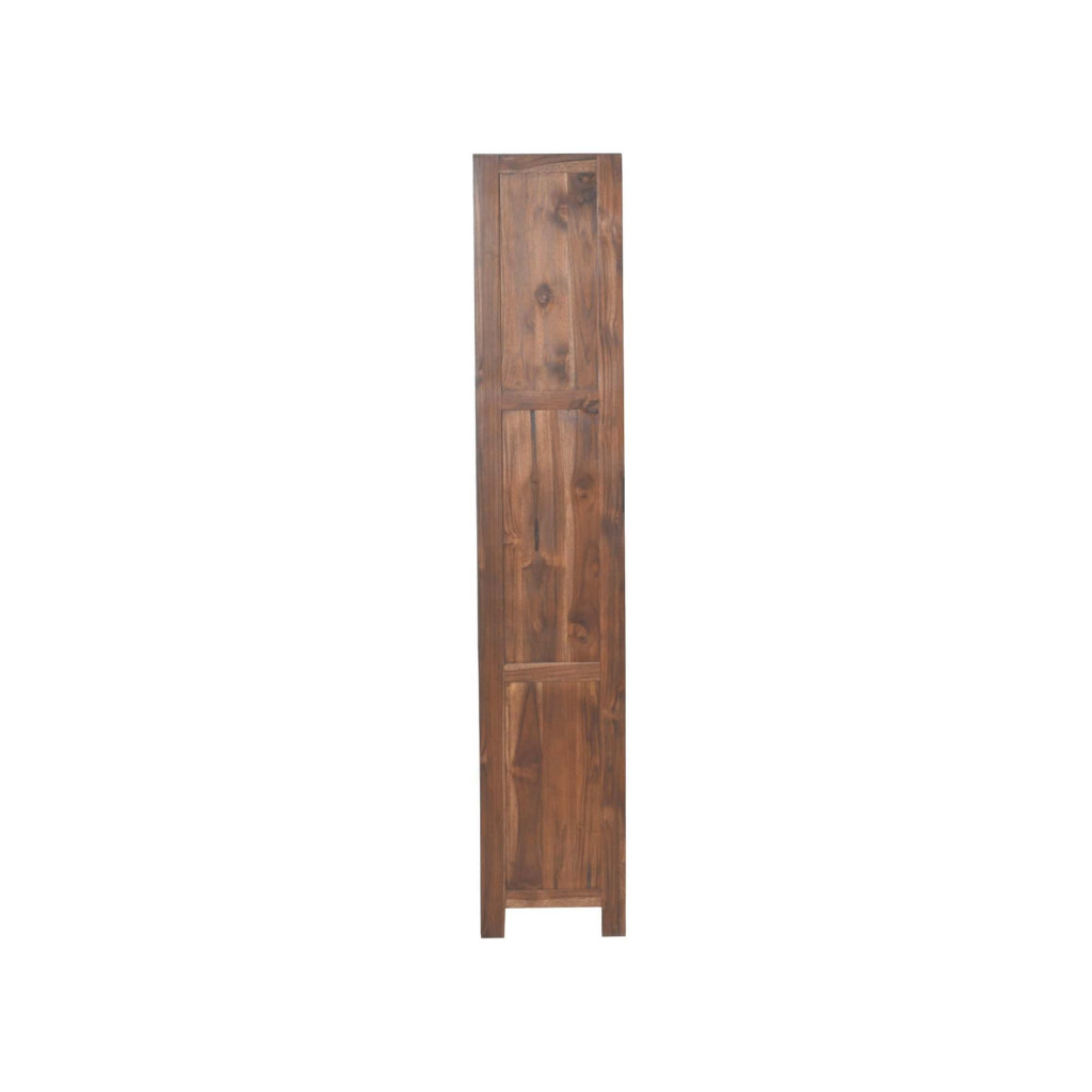 Hochschrank Bhatang Modern Massivholz Teak Braun