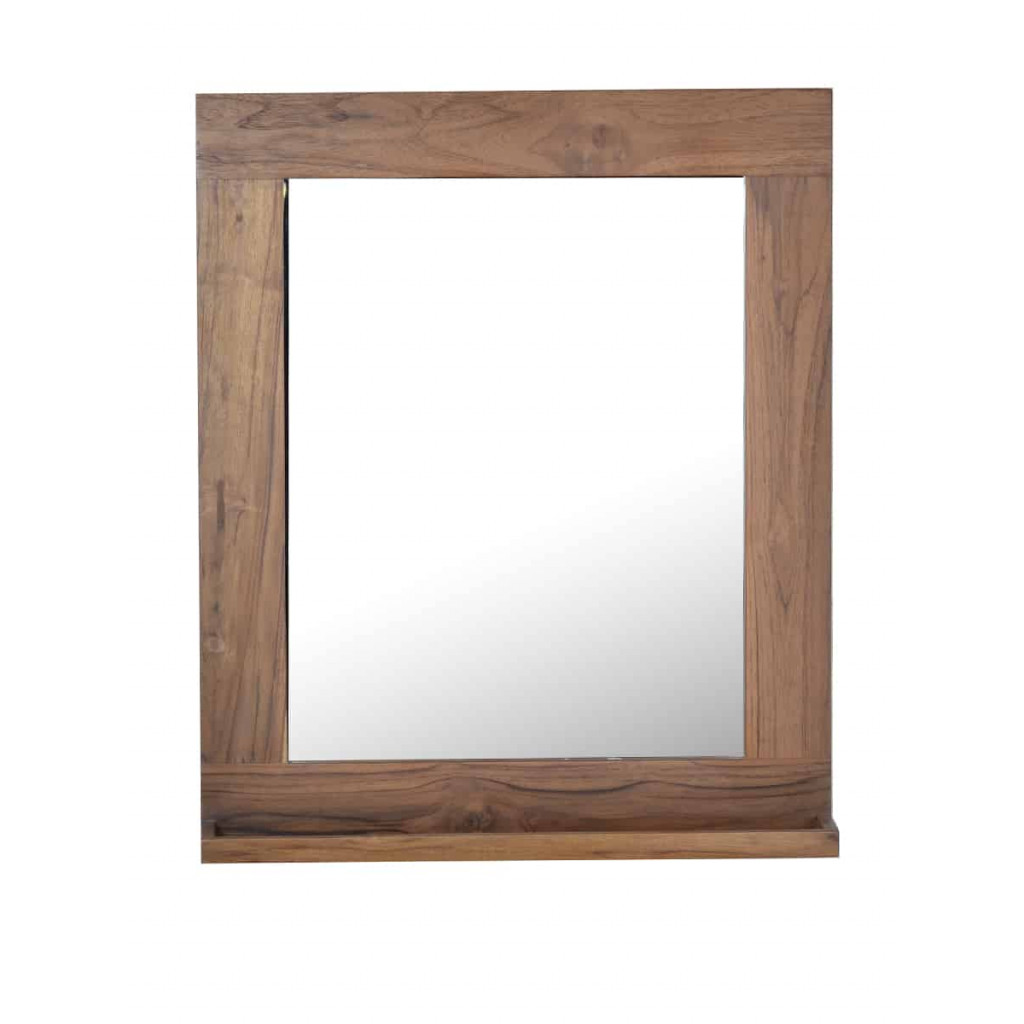 Spiegel Bhatang Modern Teak Braun