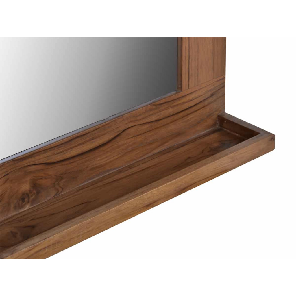 Spiegel Bhatang Modern Teak Braun