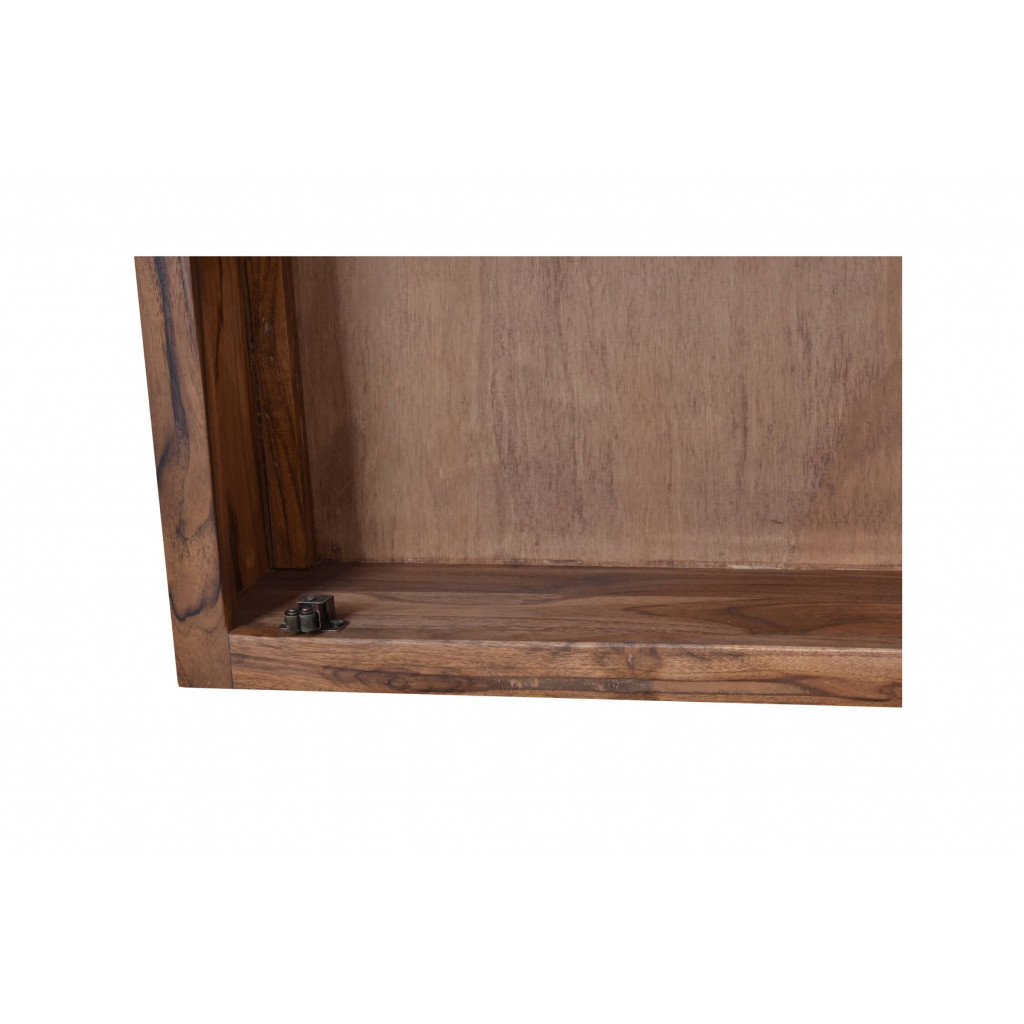 Spiegelschrank Bhatang Modern Teak Braun